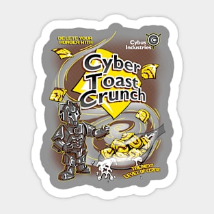 Cyber Toast Crunch Sticker